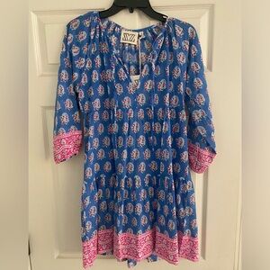 SZ handmade block print dress from Tukernuck sz small also great as coverup